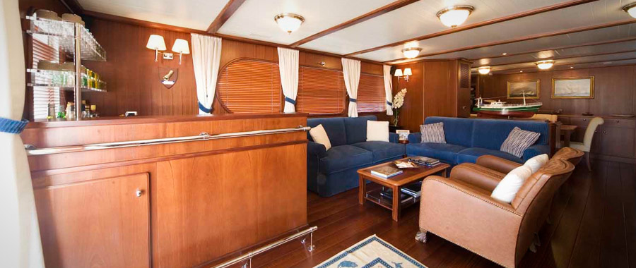 intérieur de cabine de bateau